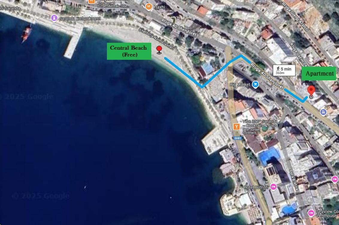 Morina Sea View Apartment Σαράντα Εξωτερικό φωτογραφία